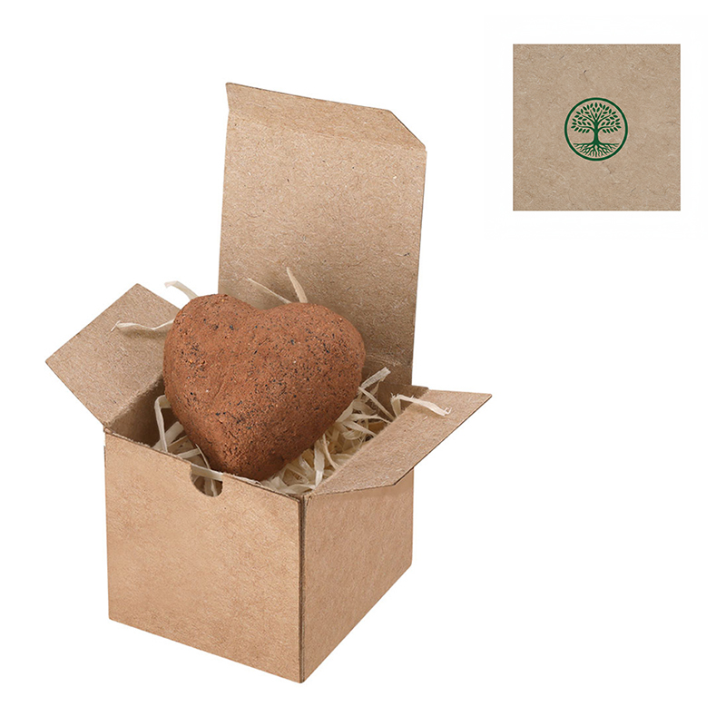 Herzförmige Samenbombe